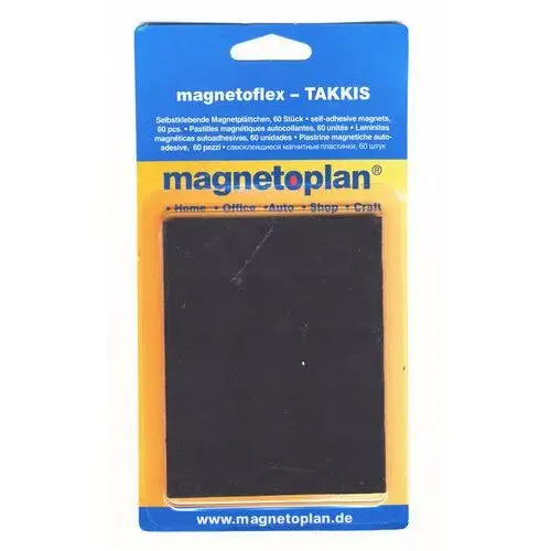 Magnetoplan Taśma magnetyczna klejąca 20x20x0.75 mm 60szt