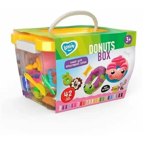 Maksik Ciastolina zestaw kreatywności donuts box 70109 ua (okt5078)