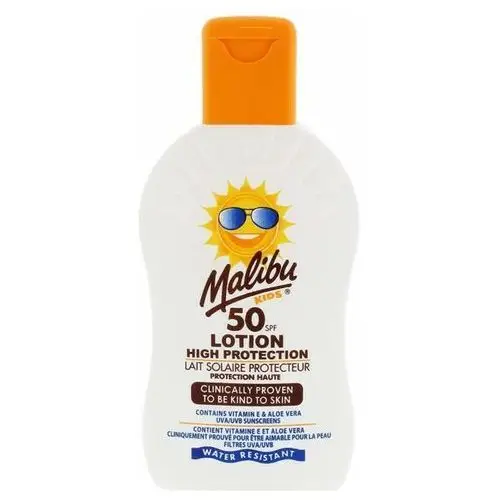Malibu kids spf50 balsam do ciała z filtrem przeciwsłonecznym dla dzieci 100 ml