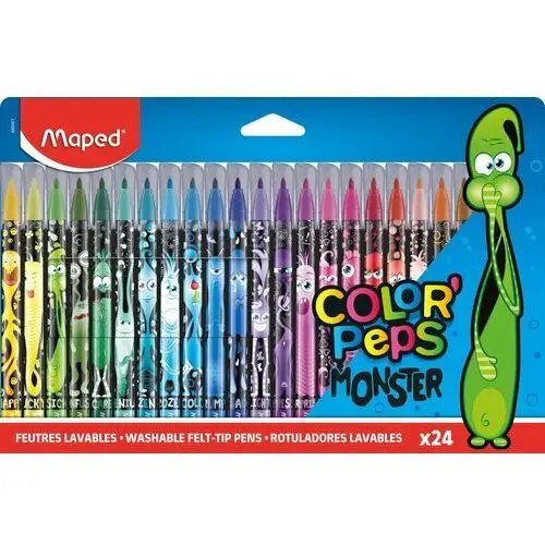 Maped, Flamastry Maped Colorpeps Monster 24 Kolory