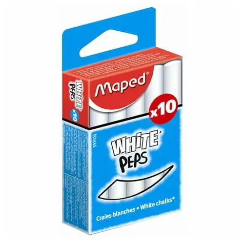 Maped Kreda whitepeps biała 10 sztuk 593500