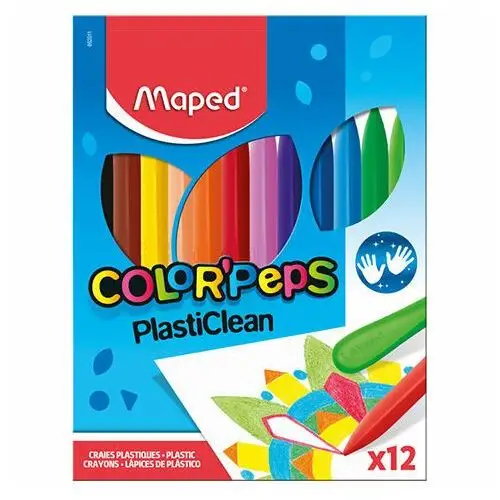 Maped Kredki plastikowe, colorpeps, 12 kolorów
