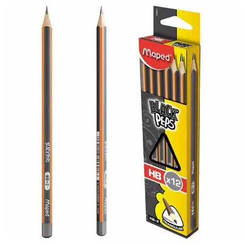 Maped , ołówek drewniany hb black'peps