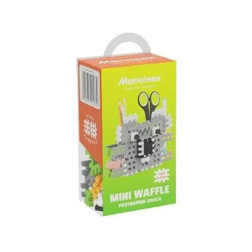 Marioinex klocki konstrukcyjne mini waffle - przybornik koala 70 elementów