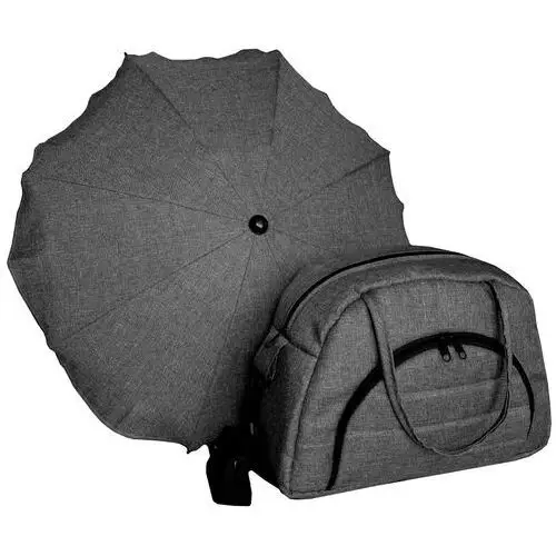 Maxi Zestaw: Torba+parasolka Do Wózka Melanż (len)