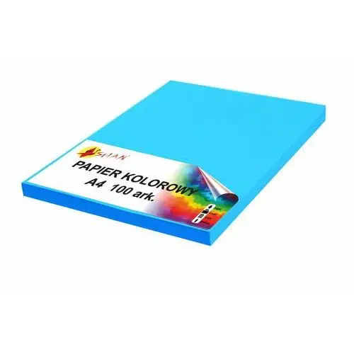 Mazak Papier kolorowy a4 80g błękitny 100 arkuszy