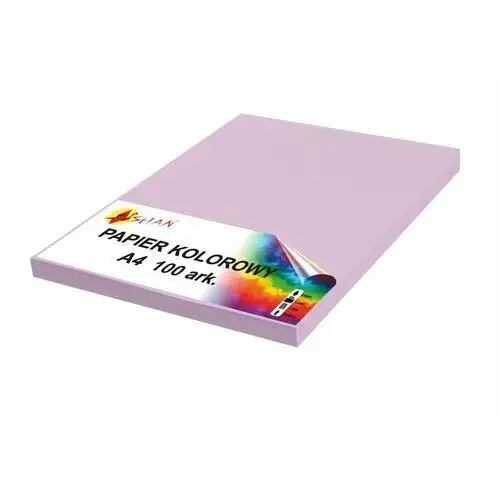 Mazak Papier kolorowy a4 80g fioletowy pastelowy2 100 arkuszy