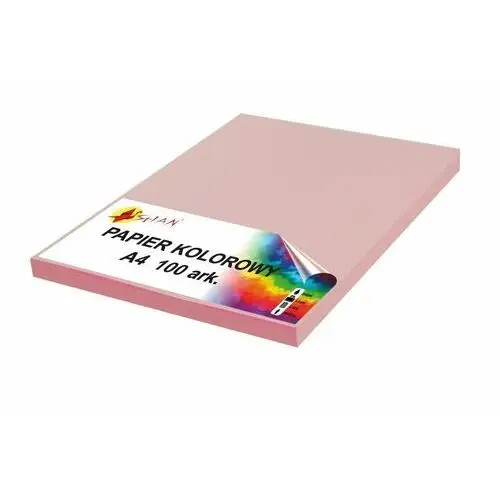 Mazak Papier kolorowy a4 80g różowy pastelowy 2 100 arkuszy