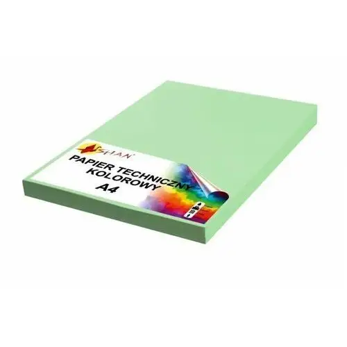 Papier techniczny A4 160g zielony pastelowy 2 50 arkuszy