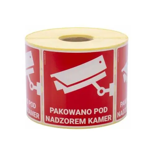 Mdlabels Nalepki naklejki - pakowano pod nadzorem kamer 1000szt