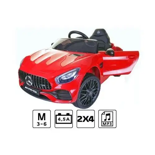 Mercedes GTR Czerwony Samochód na akumulator dla dziecka, kolor czerwony