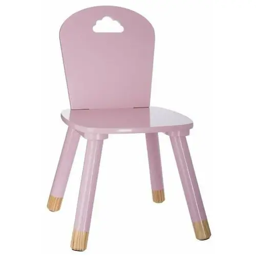 Krzesło dla dzieci MIA HOME Cloud, różowe, 50x28x28 cm