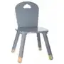 Mia home Krzesło dla dzieci cloud, szare, 50x28x28 cm Sklep