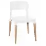 Krzesło dla dzieci MIA HOME Nord, białe, 52x31x31 cm Sklep