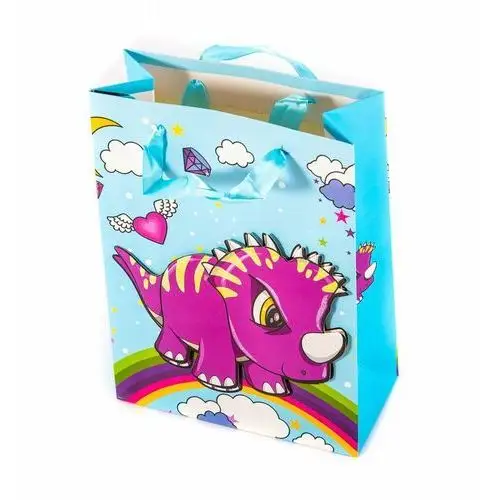 Midex Dinozaury torba prezentowa urodzinowa różne kolory