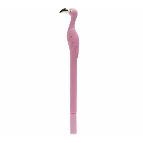 Midex Długopis flaming różowy biały cienkopis szkolny