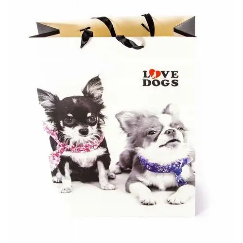 Midex Duża torba prezentowa psy pieski różne kolory