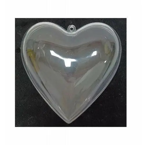 Midex Duże serce bombka akryl serca akrylowe bombki 10cm