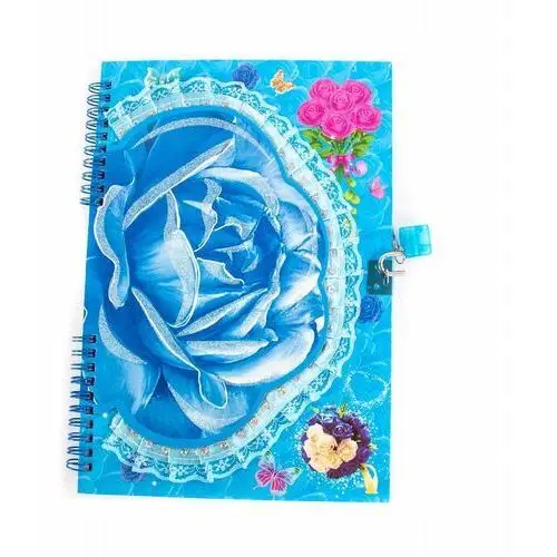 Midex Duży zeszyt notes pamiętnik róże różne kolory