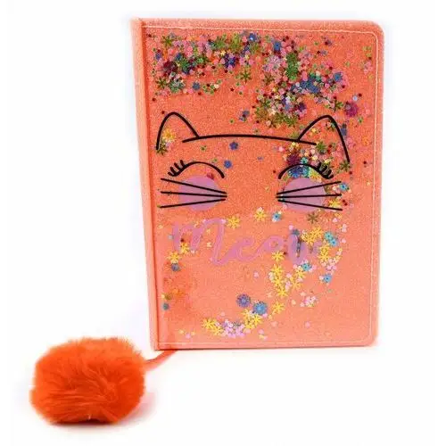 Kotek zeszyt dla dzieci kolorowy pamiętnik notes a5 różne kolory Midex