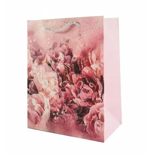 Midex Kwiaty torba prezentowa 18x23cm różne kolory