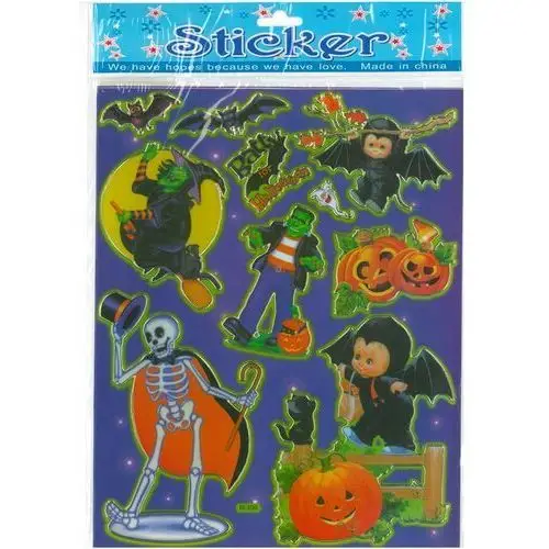 Naklejki Dla Dzieci Halloween Straszne Naklejki