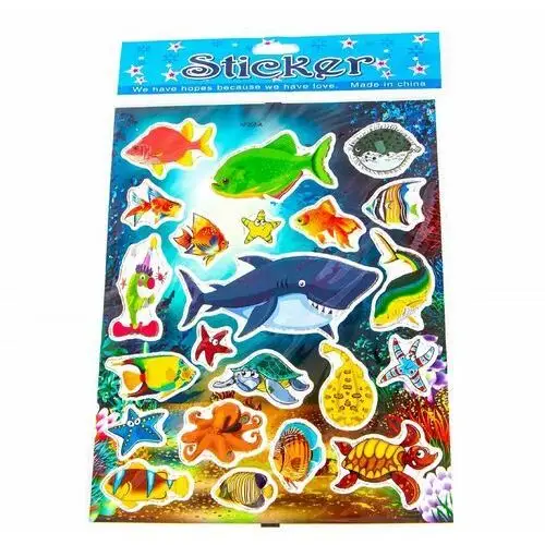 Naklejki dla dzieci rybki morskie zwierzęta Midex