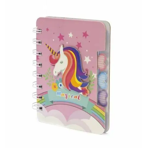 Notes jednorożec unicorn zeszyt mini pamiętnik Midex