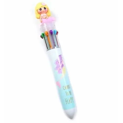 Syrenka Długopis Dla Dzieci 10W1 Różne Kolory