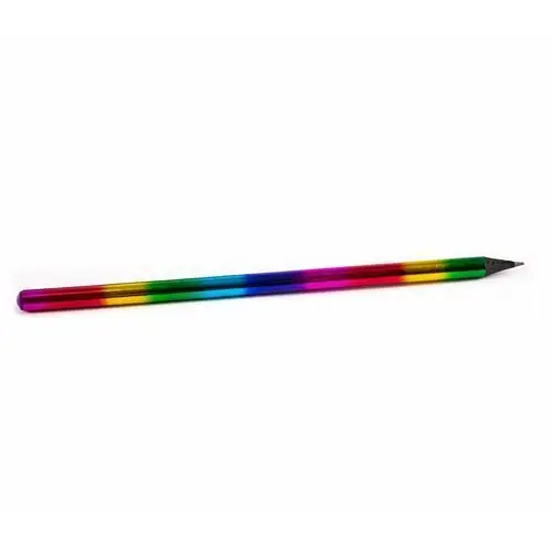 Midex Tęczowy ołówek szkolny z diamentem hb
