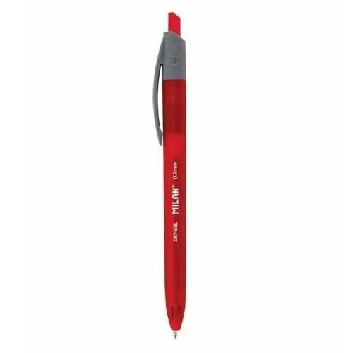 Długopis, dry gel, czerwony 0.7 mm Milan