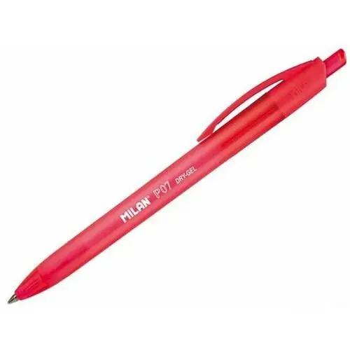Długopis dry gel touch czerwony, Milan