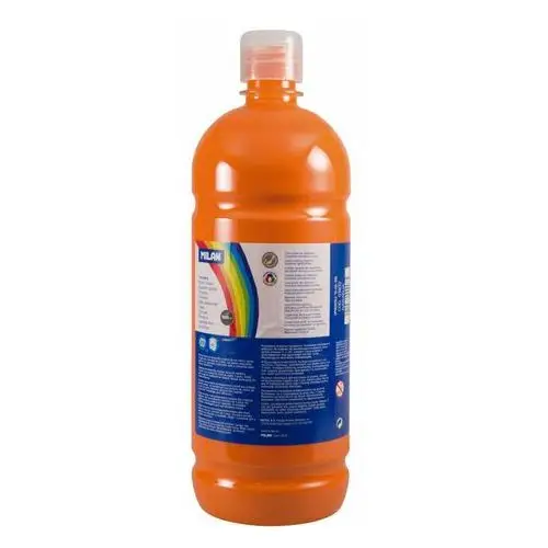 Farba tempera, butelka 1000 ml, pomarańczowa