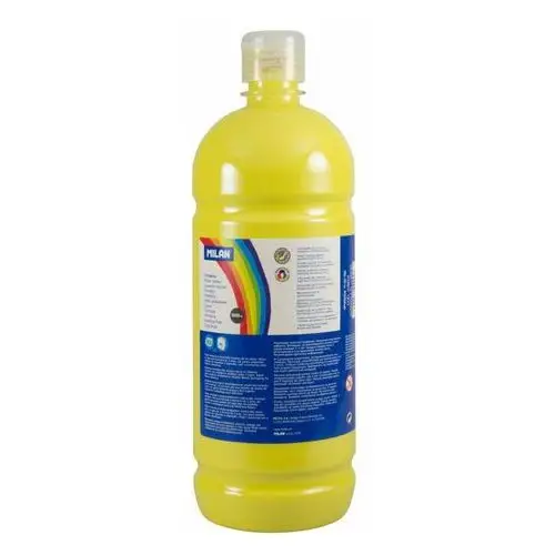 Farba tempera, butelka 1000 ml, żółta