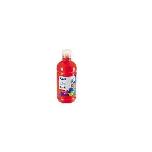 Farba tempera butelka 500 ml czerwona Milan
