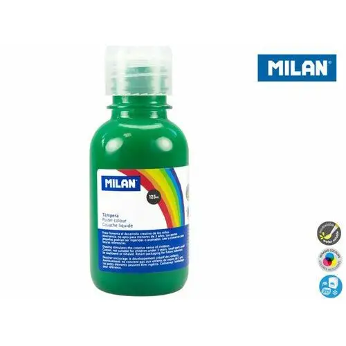 Milan , farba tempera, ciemnozielona, 125 ml