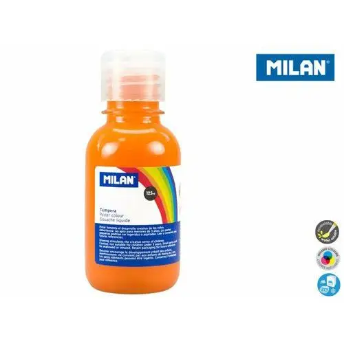 Milan , farba tempera, pomarańczowa, 125 ml