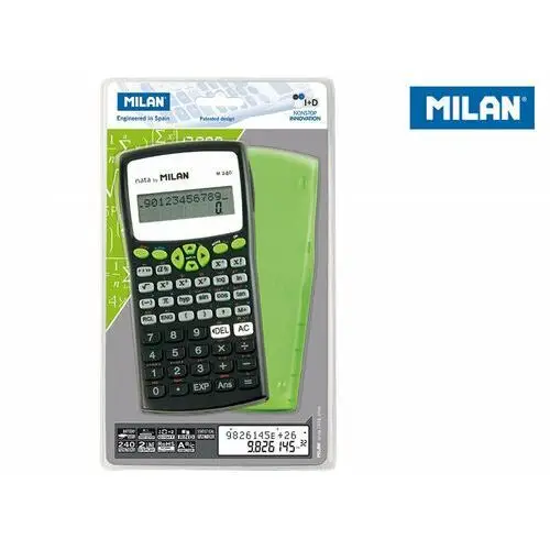 Milan Kalkulator naukowy 240 funkcji, zielony