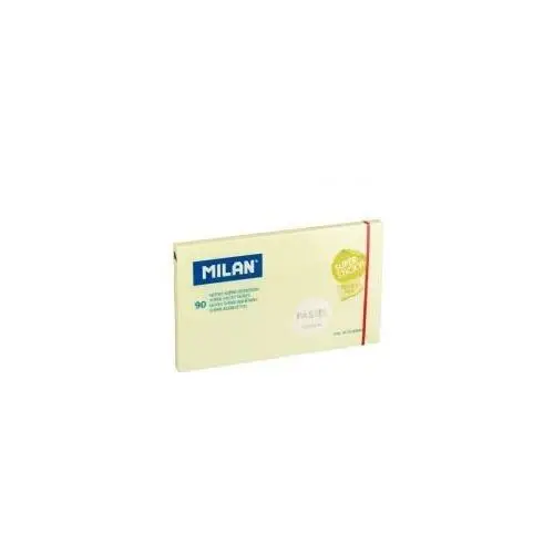 Milan Karteczki samoprzylepne Super Sticky Pastel 127 x 76 mm żółte 90 kartek 90 szt