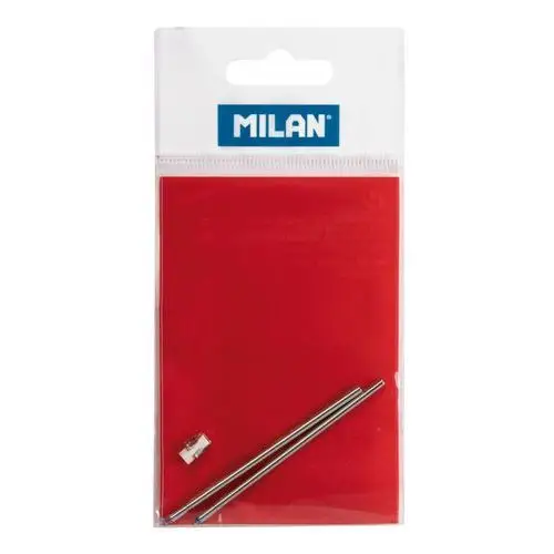 2 wkłady zapasowe + gumka na wymianę do długopisu MILAN 3 funkcyjnego
