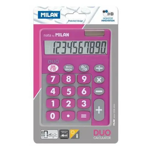 Kalkulator 10 Poz. Touch Duo Róż