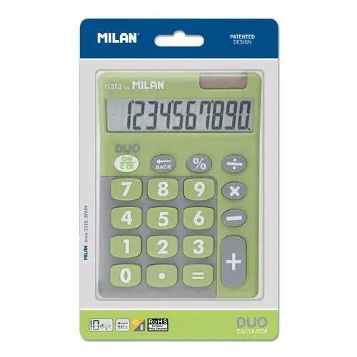 Kalkulator 10 Poz. Touch Duo Zieleń
