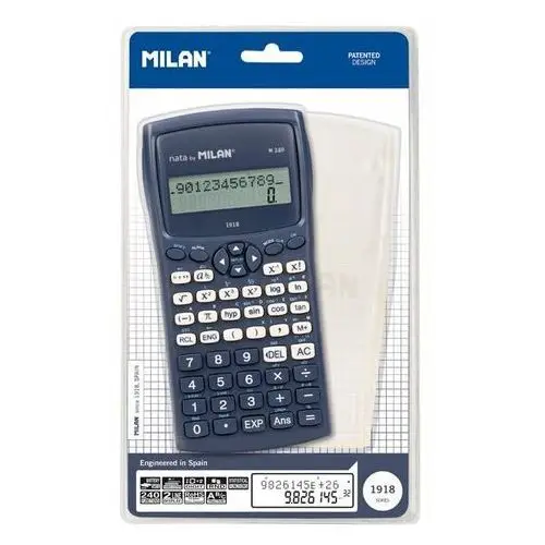 Kalkulator naukowy milan m240 159110sncbbl niebieski Milan polska