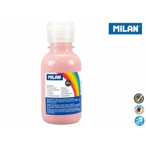 Milan, farba tempera, jasnoróżowa, 125 ml