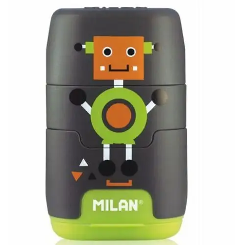 Temperówka Gumka Milan Compact Happy Bots