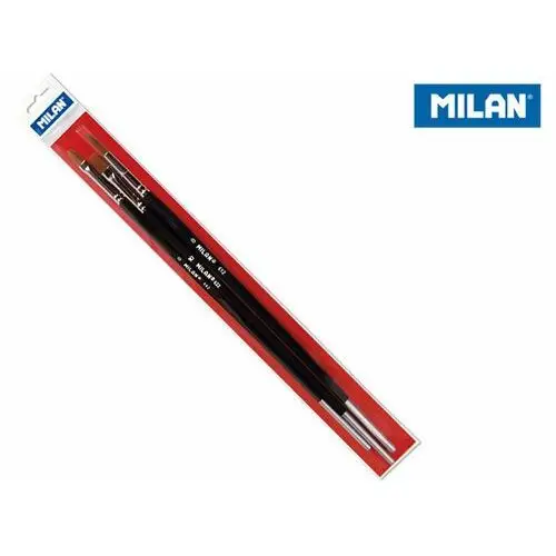 Zestaw 3 pędzli, premium synthetic Milan