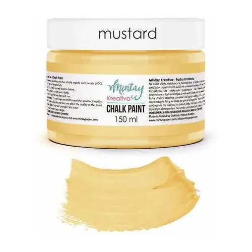 FARBA KREDOWA Mintay Kreativa - 150ml mustard