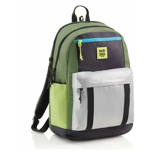 Miquelrius Plecak trzykomorowy amsterdam - rider green 28l