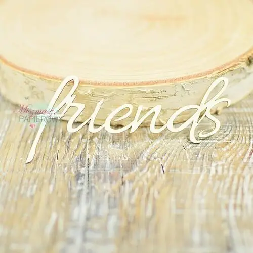 Napis 'friends'