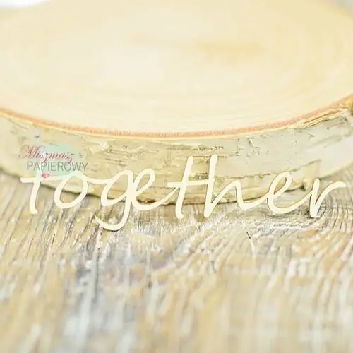 Napis 'together'